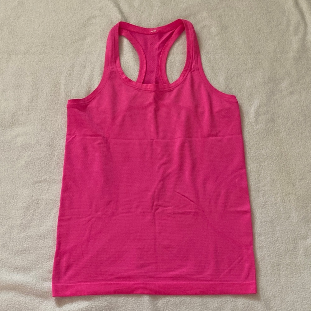Lululemon Swiftly Tank. Size 8. Hot pink.